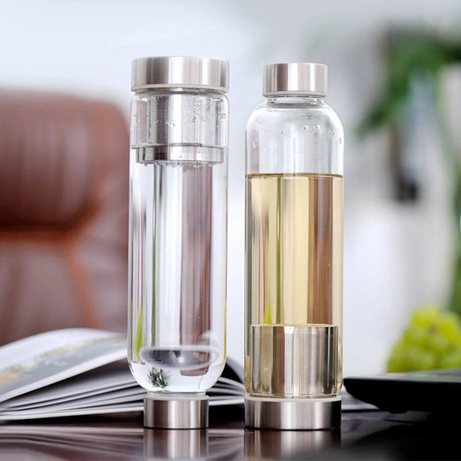 Outdoor Sport Glass Water Bottle - Bottiglia d'acqua sportiva in vetro con