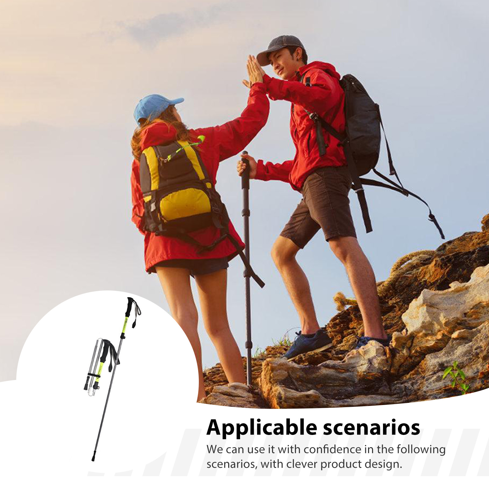 Bastone da Trekking in Lega di - Outdoor Sport Climbing Gear recensione e prezzo